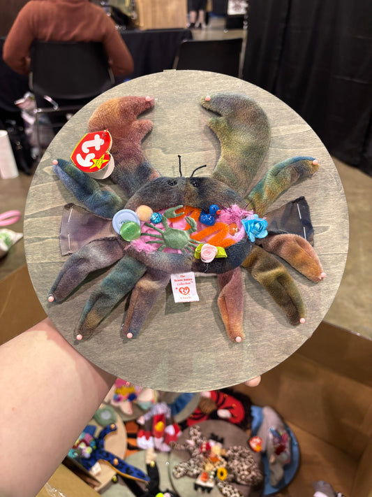 Crab dissection art
