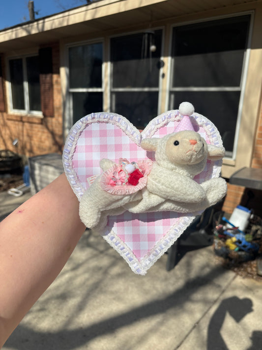 Sheep Pink Dissection Wall hanging