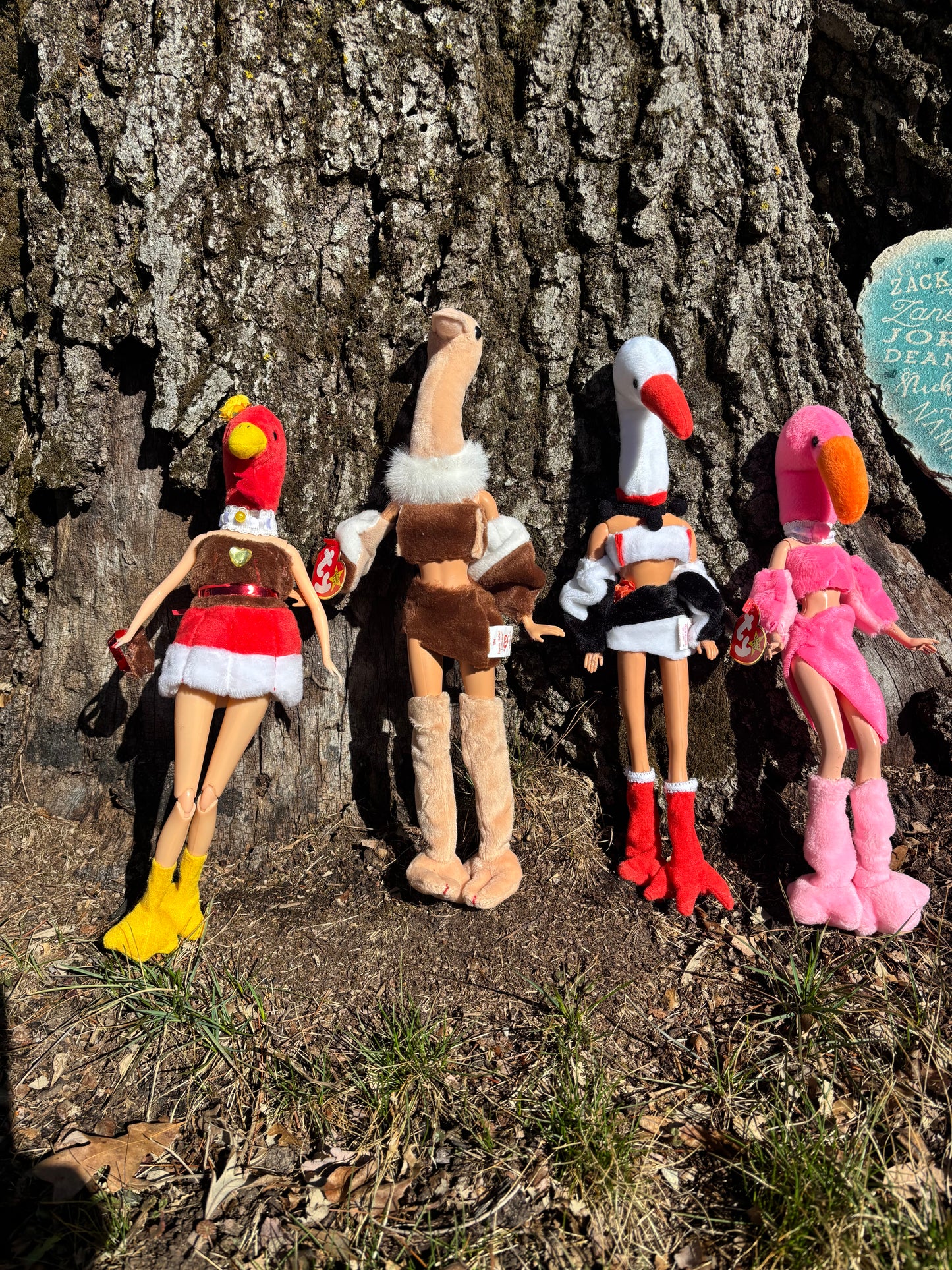 Flamingo Bird Baddie Doll