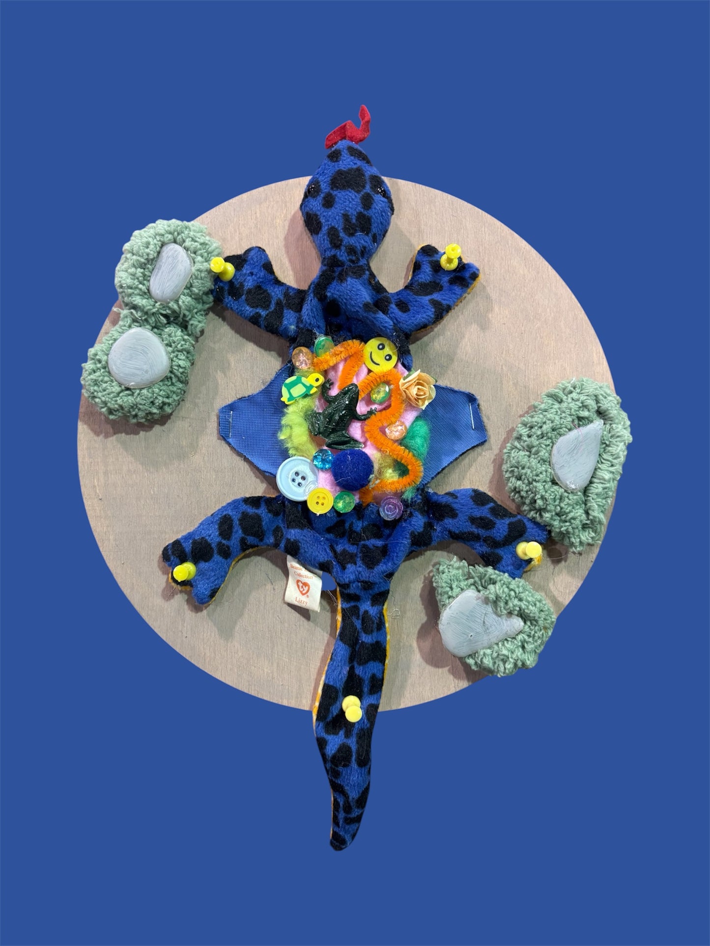 Lizard dissection art