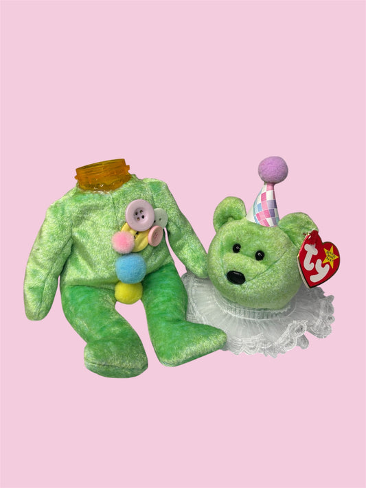 Green Pastel Bear Pill Pal