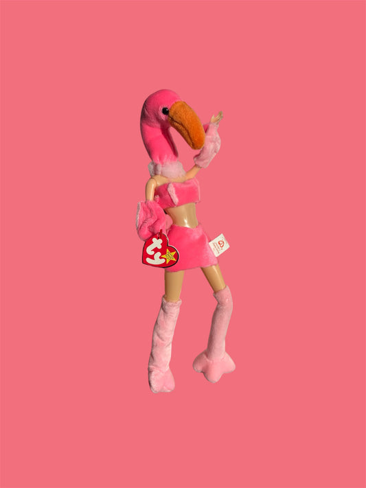 Flamingo Bird Baddie Doll