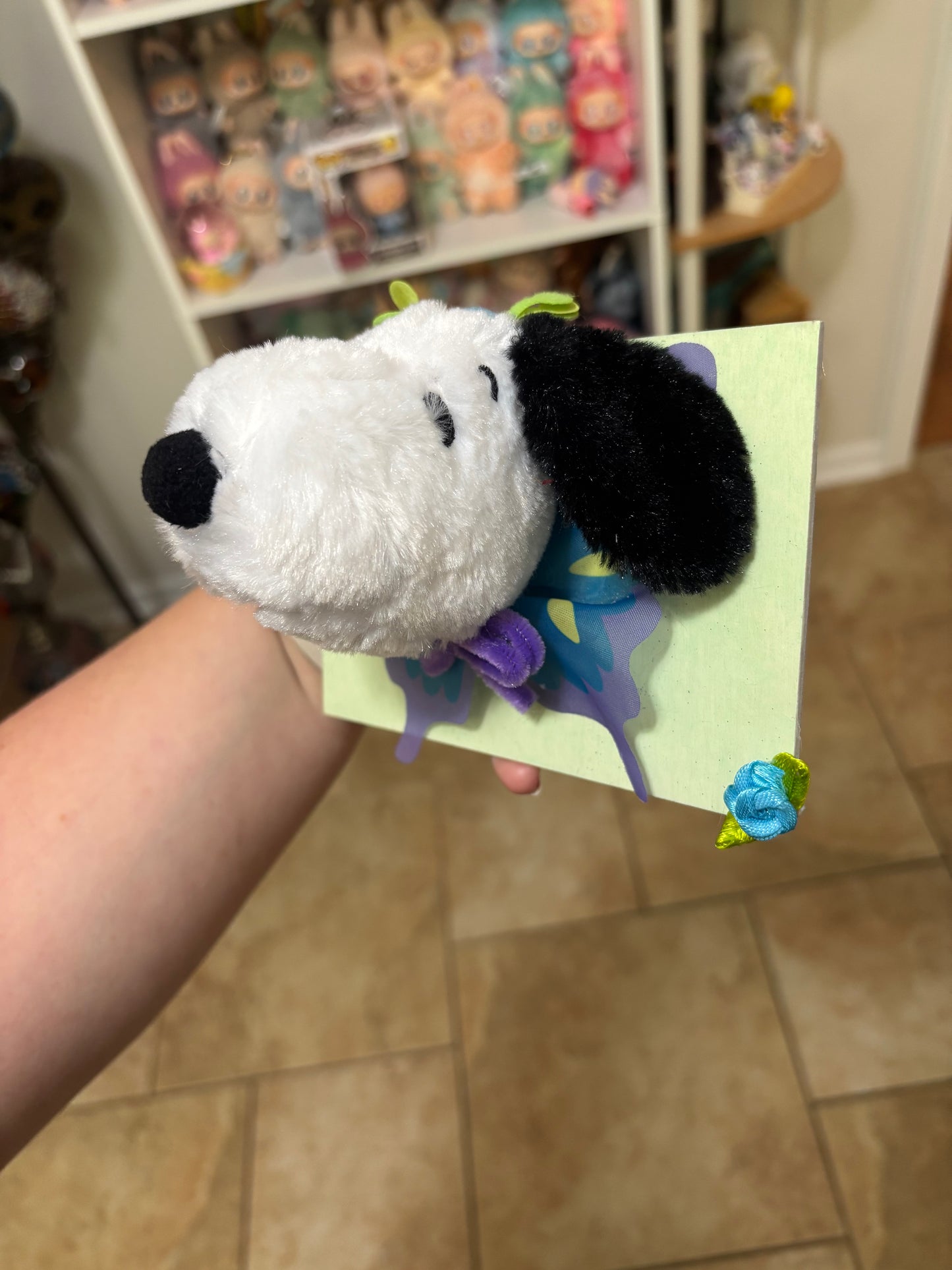 Snoopy plush taxidermy