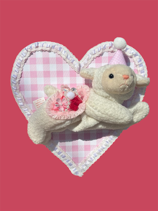 Sheep Pink Dissection Wall hanging