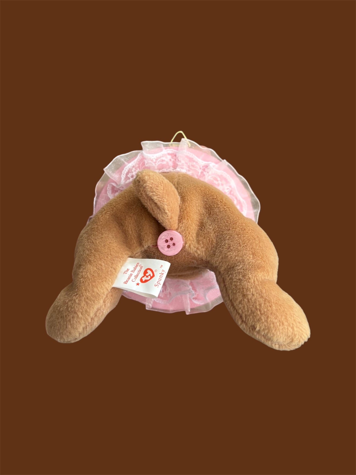 Brown and Pink dog booty