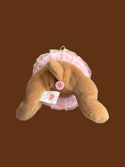 Brown and Pink dog booty