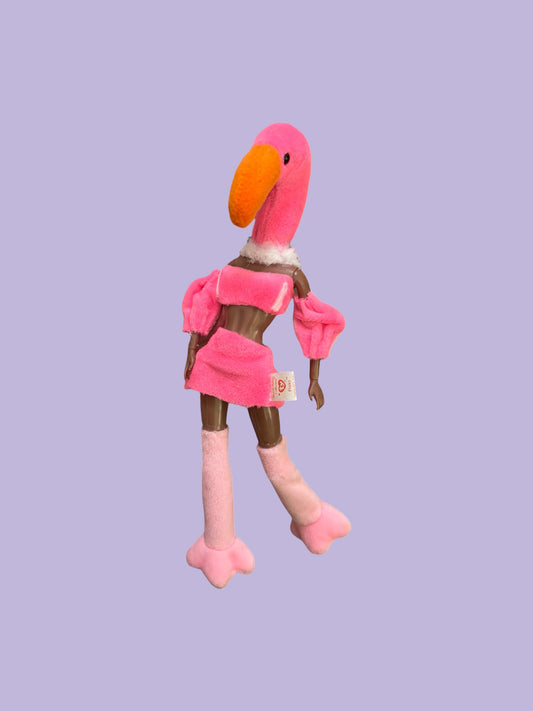 Flamingo Bird Baddie Doll