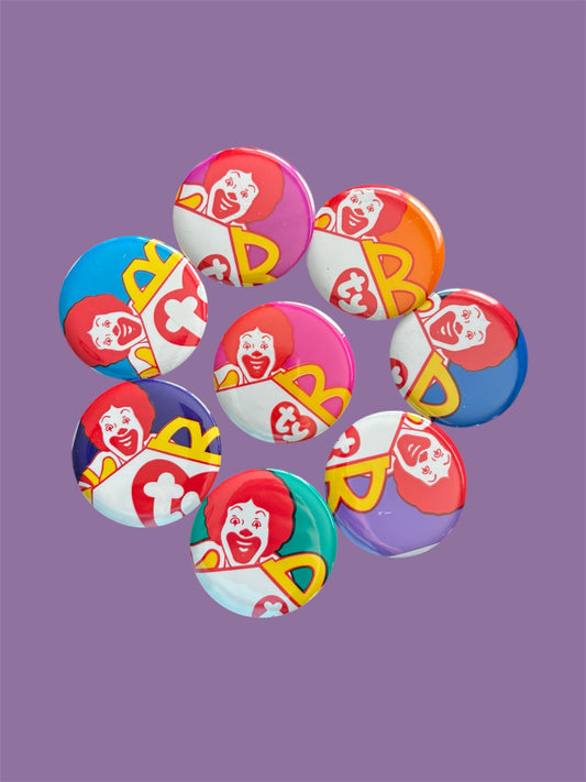 Recycled beanie bag buttons!