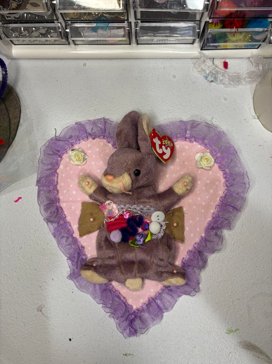 Purple Bunny Dissection Wall Art