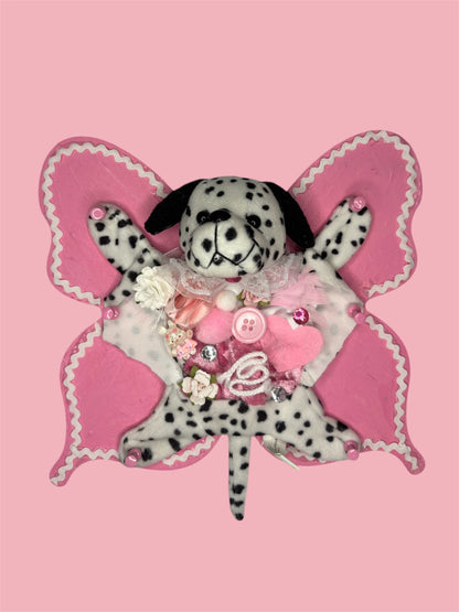 Dalmatian Dog Plush Taxidermy Wall Hanging