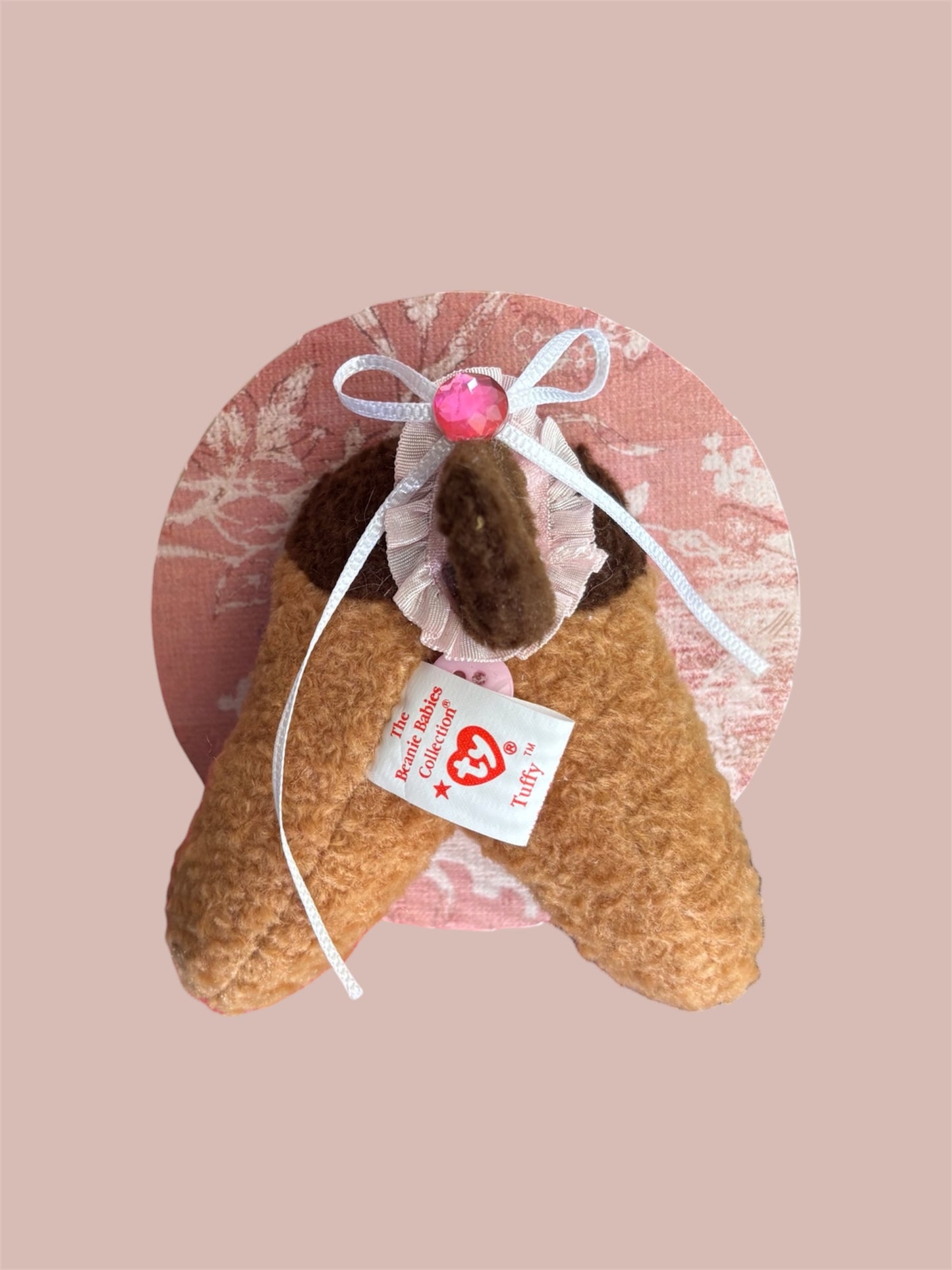 White Bow Dog booty