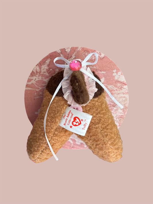 White Bow Dog booty