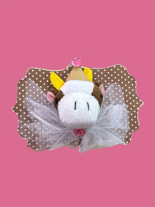 Cow mini plush taxidermy