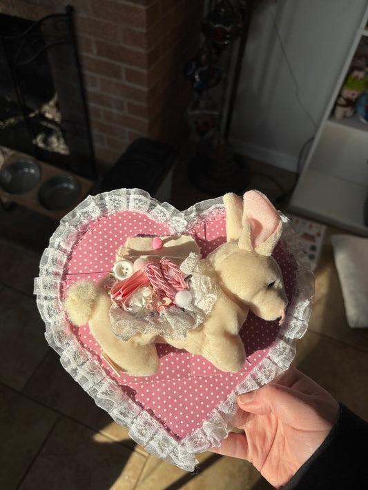 Bunny Dissection Plush Taxidermy Wall Hanging