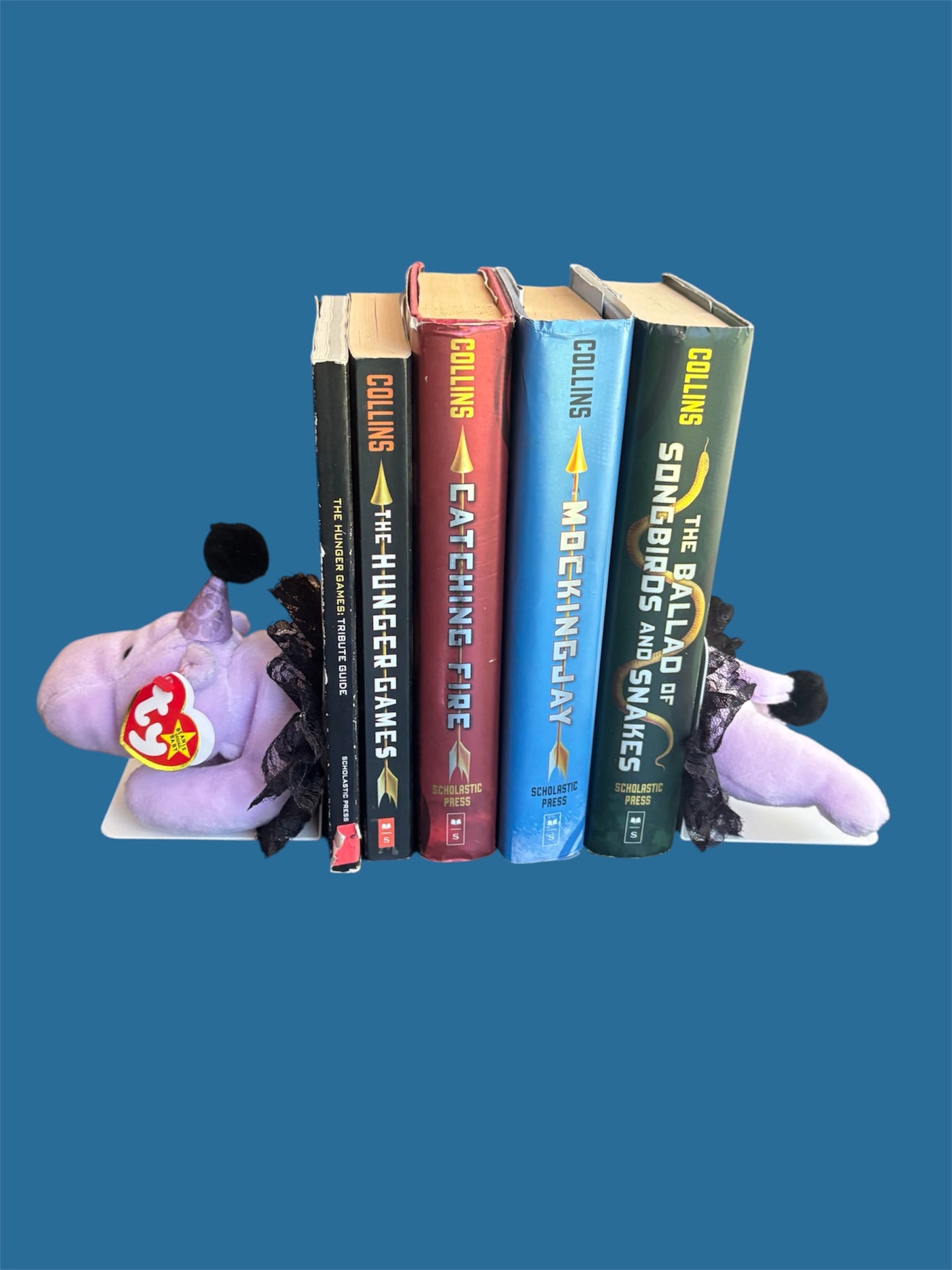 Purple Hippo Bookends!