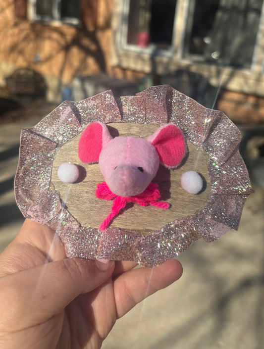 Mini elephant plush taxidermy