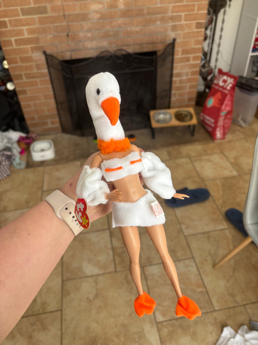 Swan Baddie Bird Doll