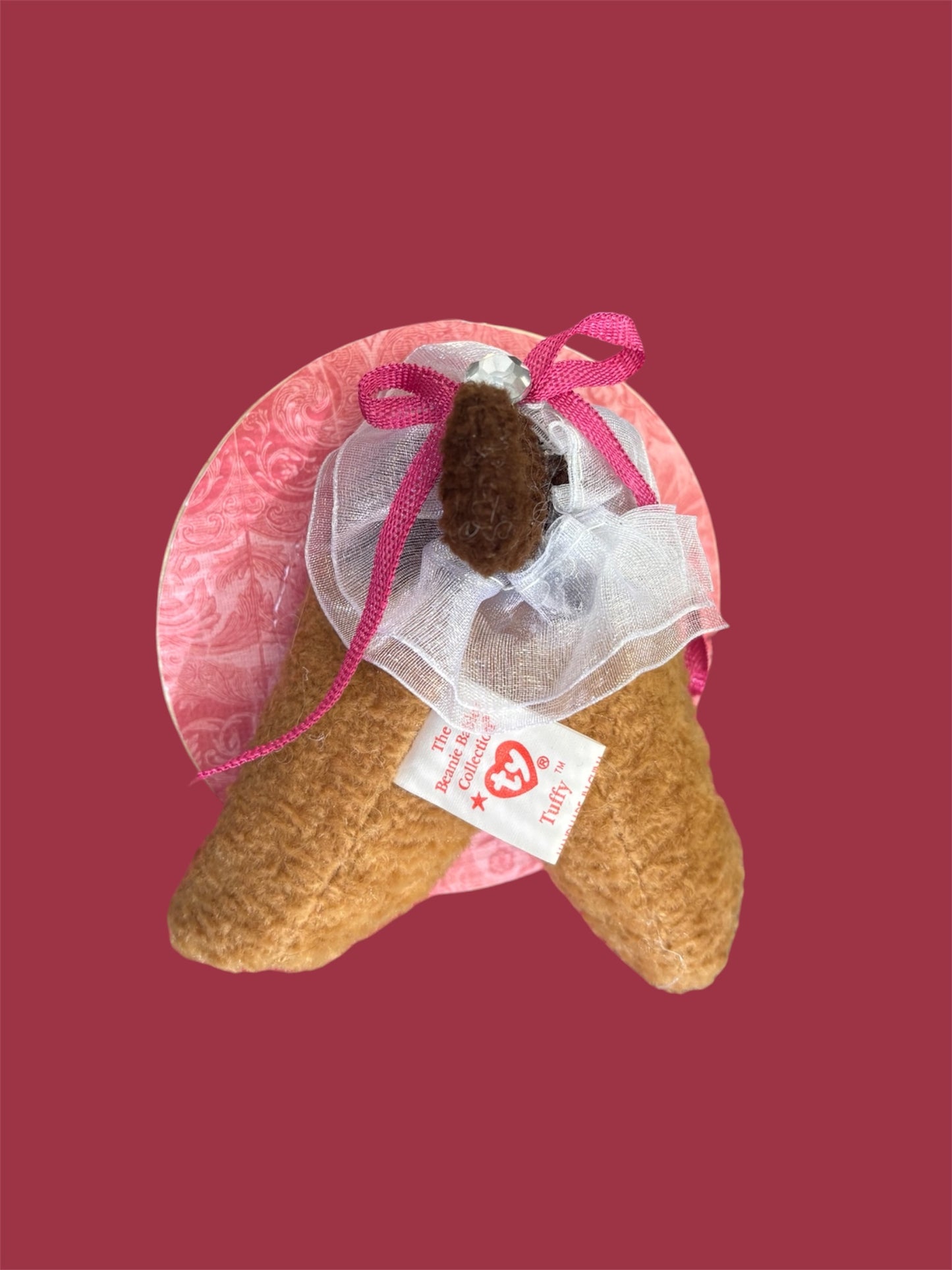 Pink Bow dog booty