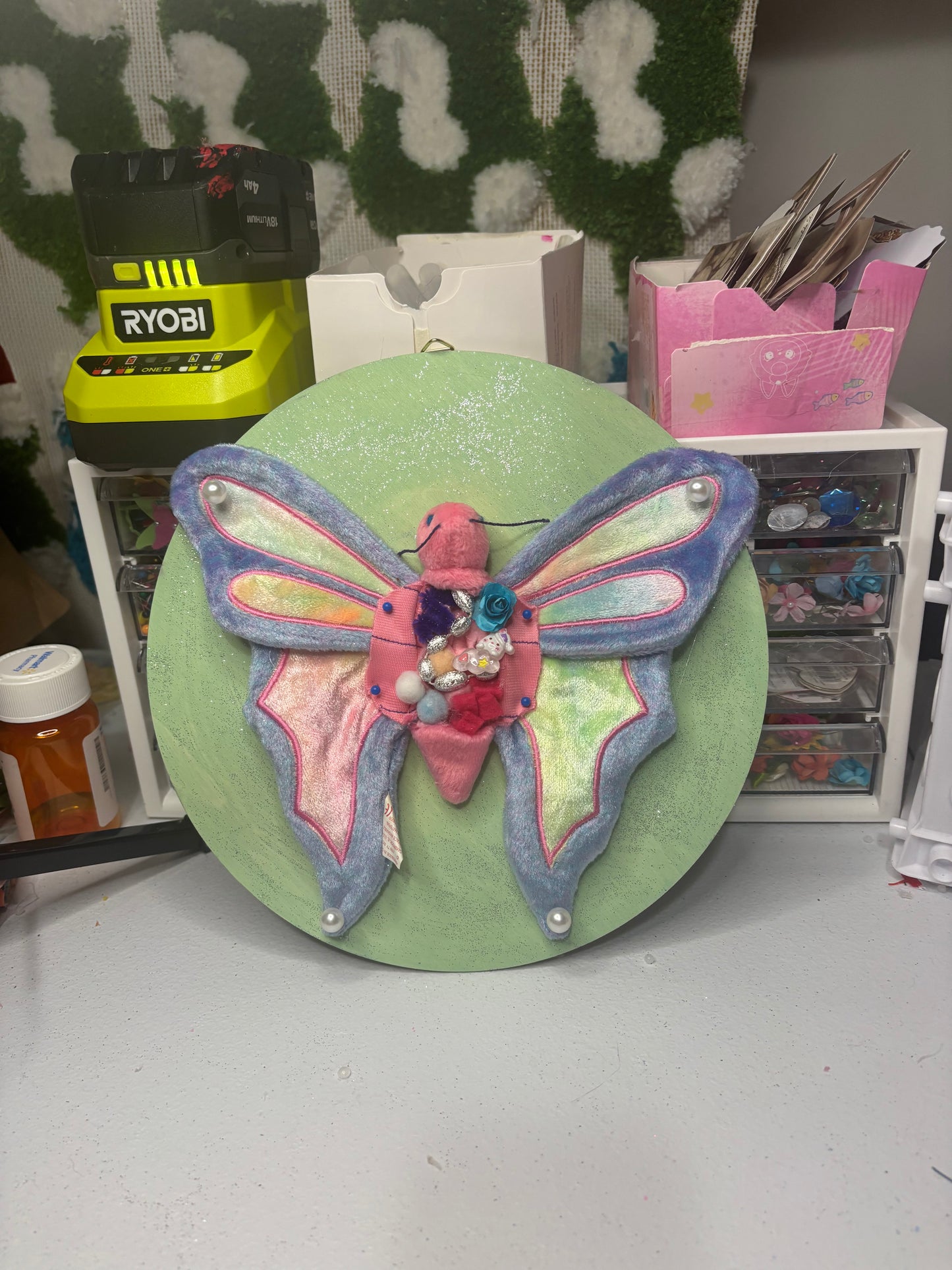 Butterfly dissection wall art