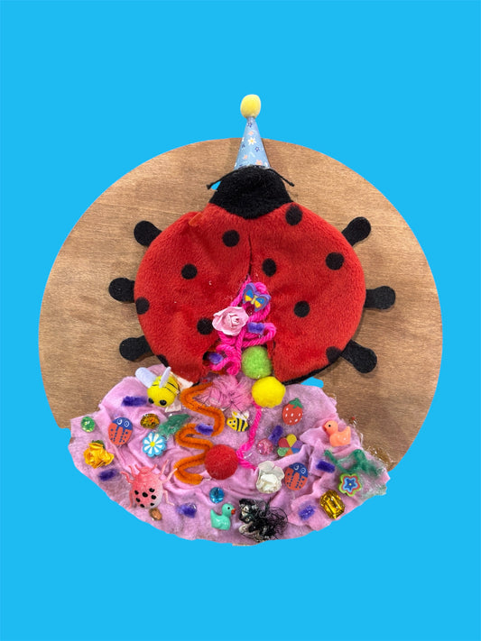 Lady bug dissection art
