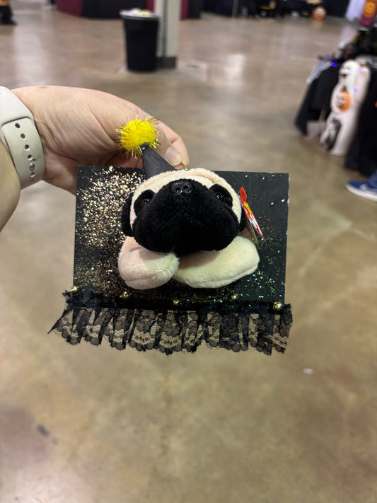 Sparkly pug plush dissection