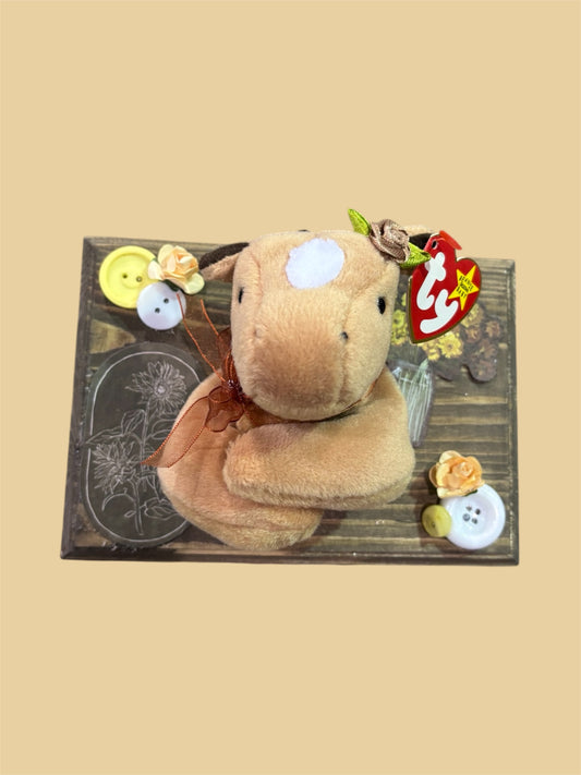 Horse plush taxidermy