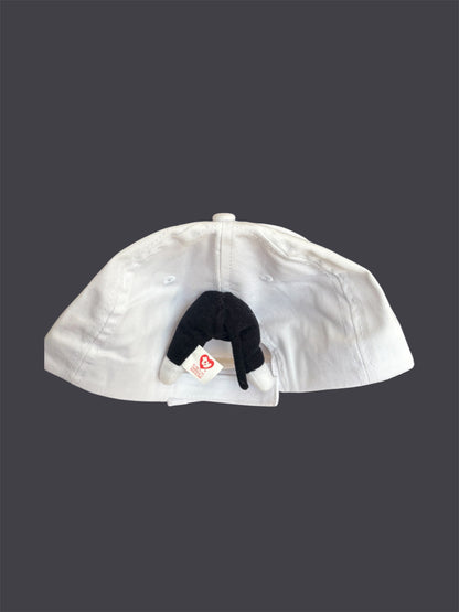 Black and white Kitty hat