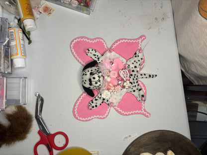 Dalmatian Dog Plush Taxidermy Wall Hanging