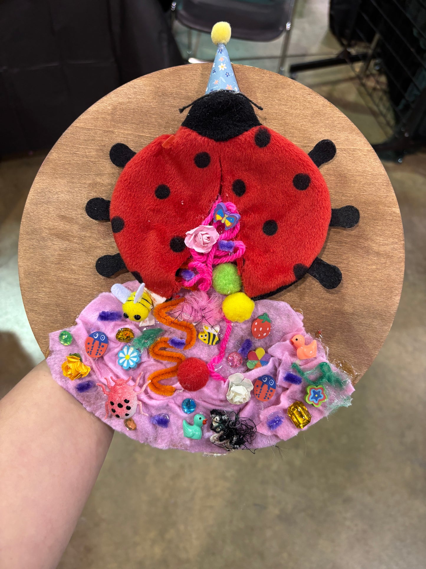 Lady bug dissection art