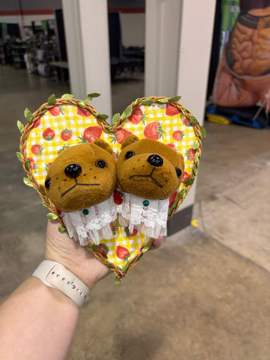 2 headed dog taxidermy