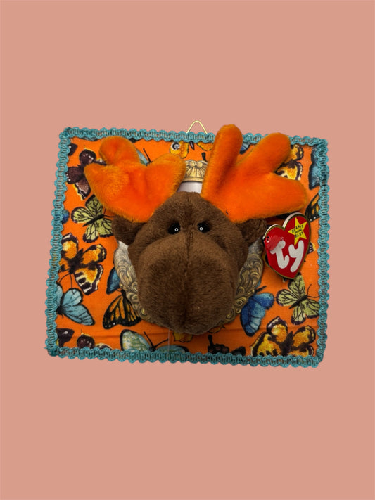 Moose plush taxidermy