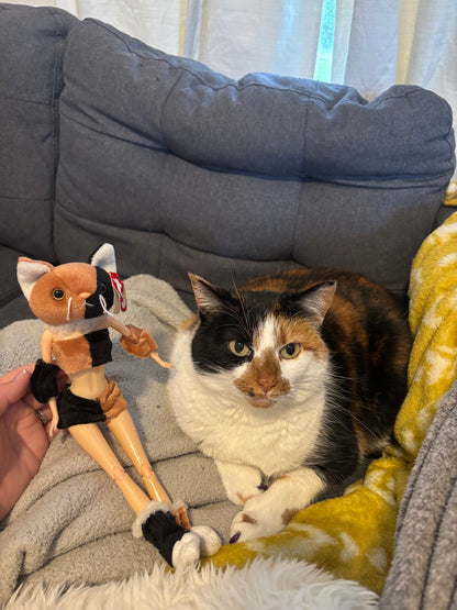 Calico Cat Baddie Doll