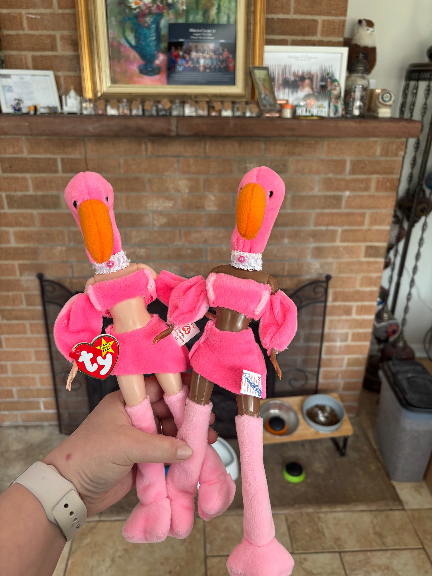 Flamingo Bird Baddie Doll