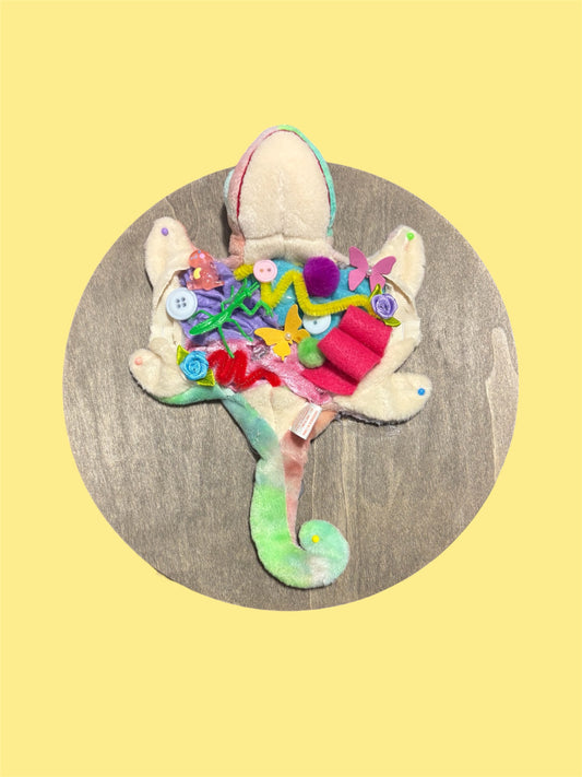 Chameleon Plush Dissection Wall hanging  ￼