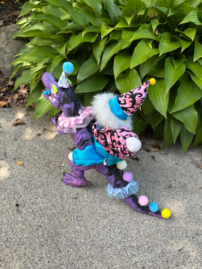 Dino Clown Art Piece