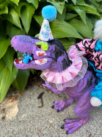 Dino Clown Art Piece