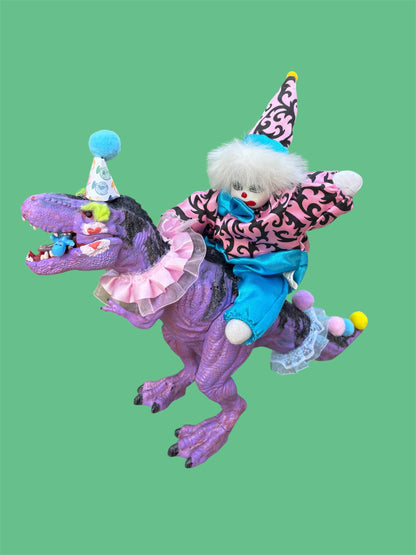 Dino Clown Art Piece