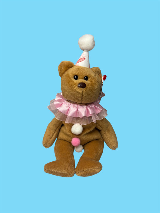 Brown Pink Bear Pill Pal