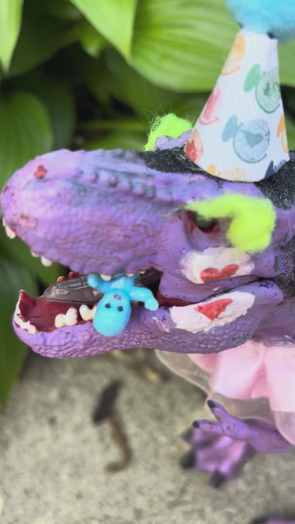 Dino Clown Art Piece